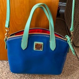 Blue and green Dooney and Bourke Purse